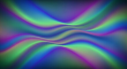 Abstract aurora borealis background with smooth gradient and wavy pattern