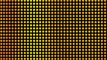 Abstract yellow dots on black background, modern art design. - Powered by Adobe