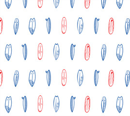surfboard seamless pattern all over print vector