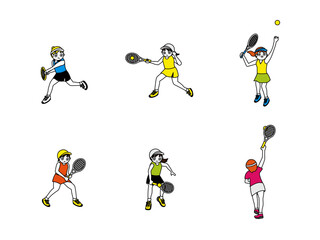 テニスイラスト