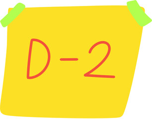 디데이 카운트다운 d-day countdown