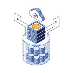 Understanding the architecture of cloud-based data storage and its components.