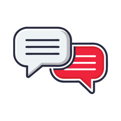 Chat and Communication Speech Bubbles Icon