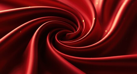 Abstract fiery red swirl tunnel with glowing streaks and sparkles hypnotic motion background