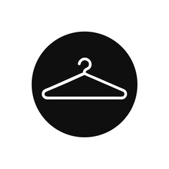 Clothes Hanger Icon Vector illustration.