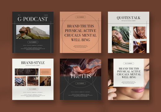 Fashion Style Social Media Post Layout