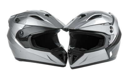 Futuristic Foldable Helmet for E-Scooter Commuters — isolated on transparent background