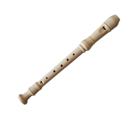 flute isolated on white