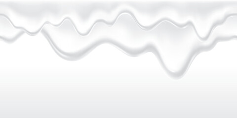 milk melted with backgorund white