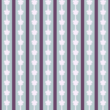 vector seamless pattern with flowers