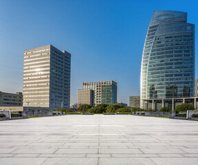 Contemporary Urban Skyline with Modern Architectural Designs