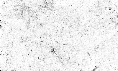 Abstract textured background with black speckles and imperfections on a white backdrop, creating a grunge or distressed effect isolated on transparent background