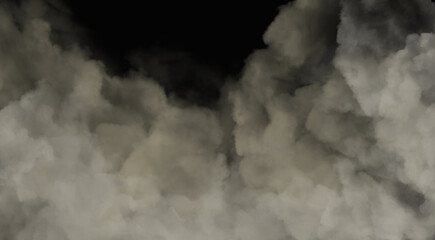 Abstract swirling smoke and fog with muted colors