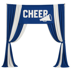 Cheer Event Backdrop Draped Fabric Structure