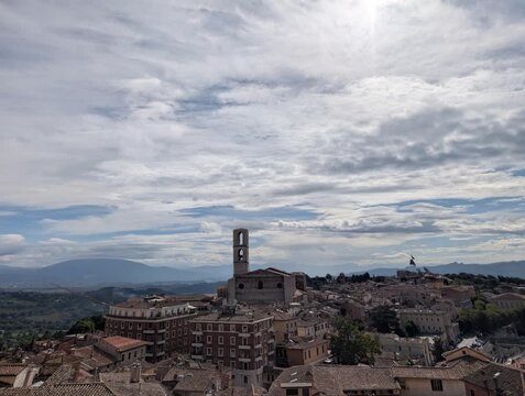Panorama da Perugia in Umbria