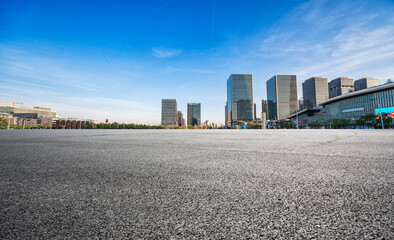 Urban Landscape with Modern Architecture and Clear Sky