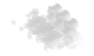 Smoke mist effect on transparent background. Gray cloud abstract background. Graphic design element vector illustration
