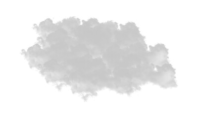 White smoke cloud abstract background. Gray smoke fog on transparent backdrop. Effect of gas or steam vector graphic