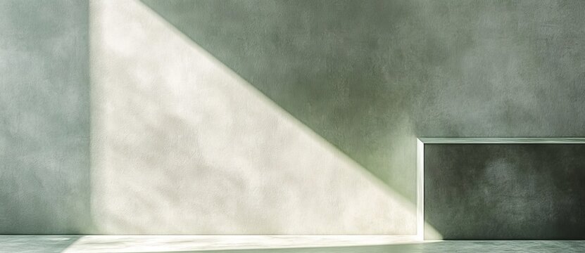 A monochromatic gray beige abstract gradient poster backdrop with a grainy background and noise texture effect is used in banner design