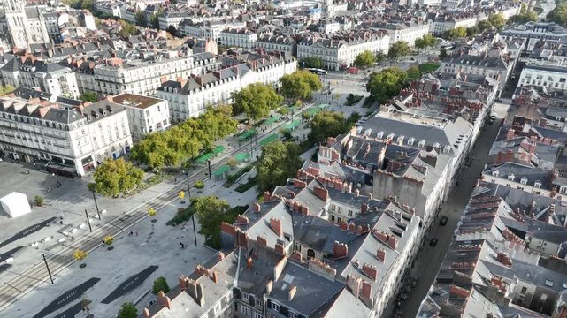 rush vid&eacute;o a&eacute;rienne de Nantes
