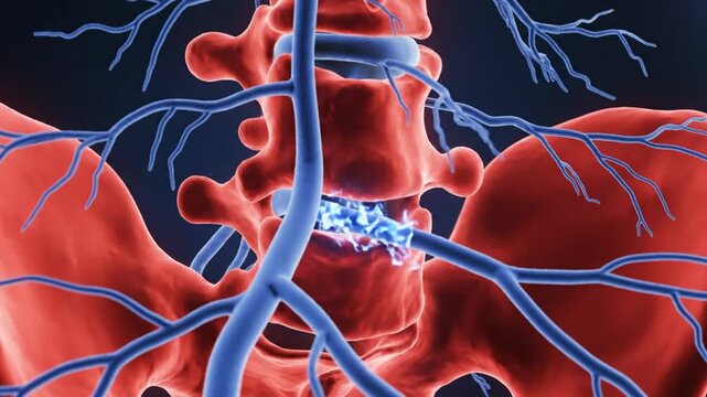 Anatomical Visualization of the Human Lumbar Spine Pelvis and Venous System.