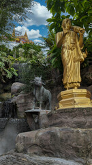 Obraz premium wat saket golden mount bangkok thailand