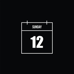 Calendar Date Icon