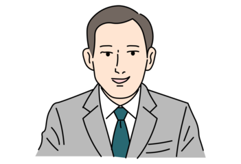 Businessman with smiling and angry expressions flat vector comparisonbusinessman, man, emotion, facialexpression, smile, angry, office, communication, contrast, comparison, psychology, stress, managem