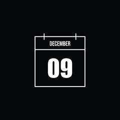 December 09 Calendar