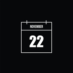 Calendar November 22