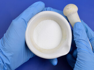 Potassium carbonate is the inorganic compound with the formula K2CO3.