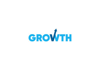 embossed arrow sign on the letter W vector logo illustration
