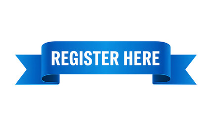 Blue ribbon urging user registration for exclusive access now, sign up today