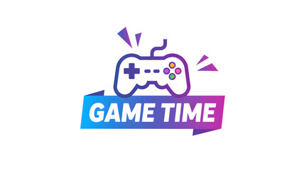 It's game time! Let's play with a colorful controller for exciting fun times