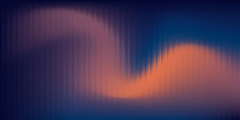 Fototapeta premium Abstract fractal glass gradient background with dark vertical stripes, trendy wallpaper of transparent glass effect for banner, poster, header, web, product presentation or branding. copy space