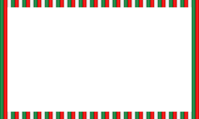 Christmas frame, Christmas striped pattern border