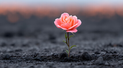 Rose in Asphalt