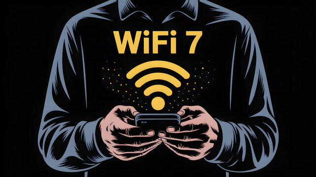 Experience lightning-fast connection with the revolutionary WiFi 7 technology on your smartphone