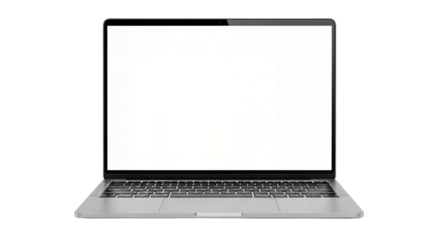 laptop isolated on white background