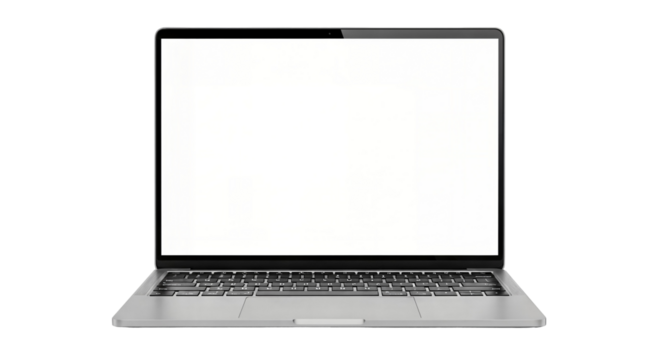laptop isolated on white background