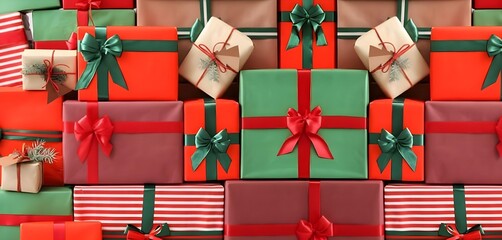 colorful gift boxes
