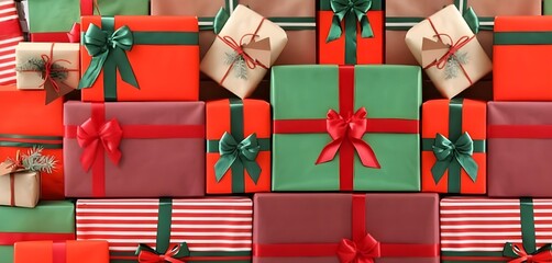 stack of gift boxes