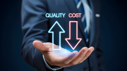 Optimizing business success by balancing quality and cost for maximum profit growth