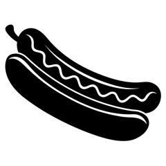 hot dog vector illustration
