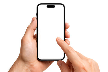 hand holding smart phone