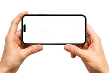 hand holding smart phone