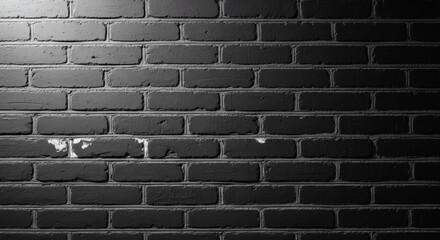 Black brick wall