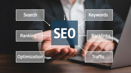 Expert SEO strategy explained with connected concepts for digital marketing success