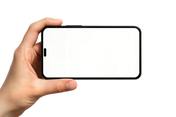 hand holding smart phone