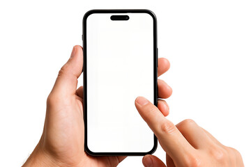 hand holding smart phone